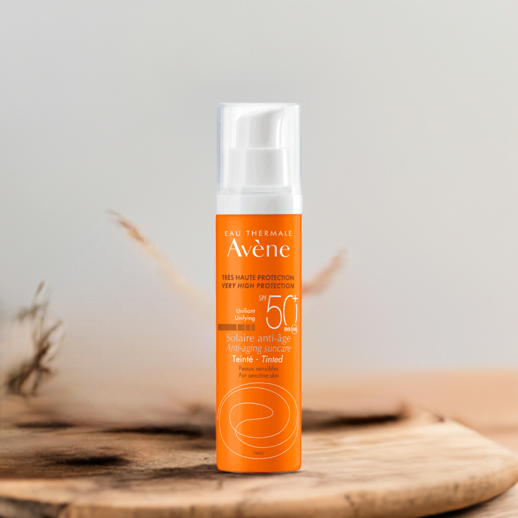 Bloqueador Avene Antiedad SPF50 Con Color 50ml