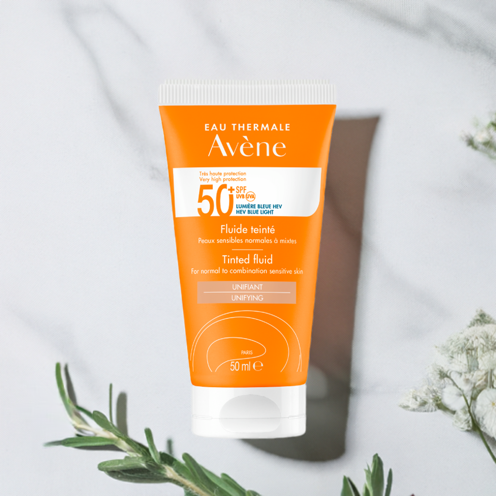 Bloqueador Avene Fluido Con Color 50ml