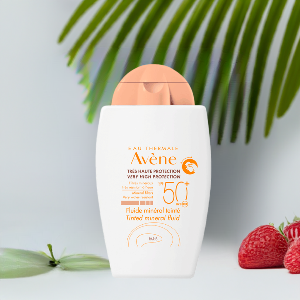 Bloqueador Avene Fluido Mineral Con Color 40ml