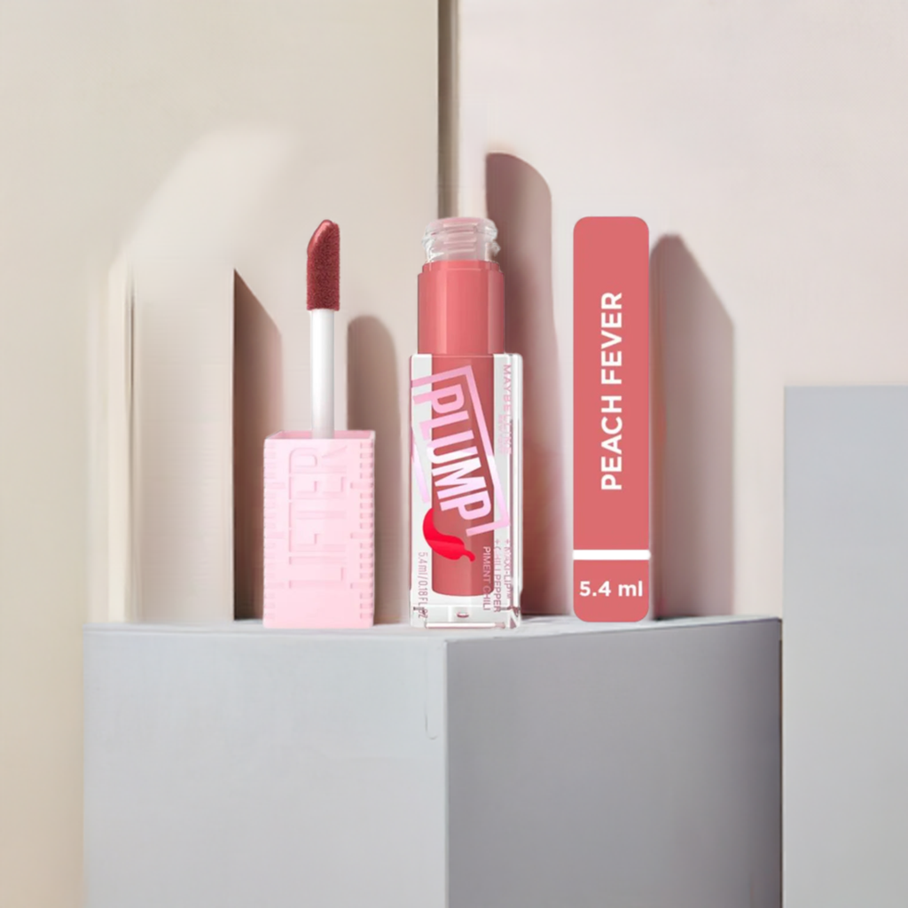 Brillo Labial Plump Maybelline Peach Fever