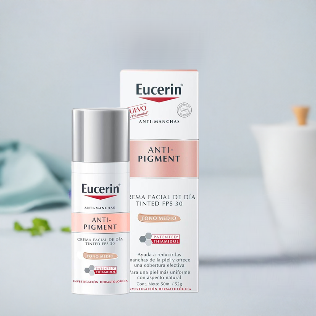 EUCERIN Crema Antipigmento Día Tinted Medio x 50ML