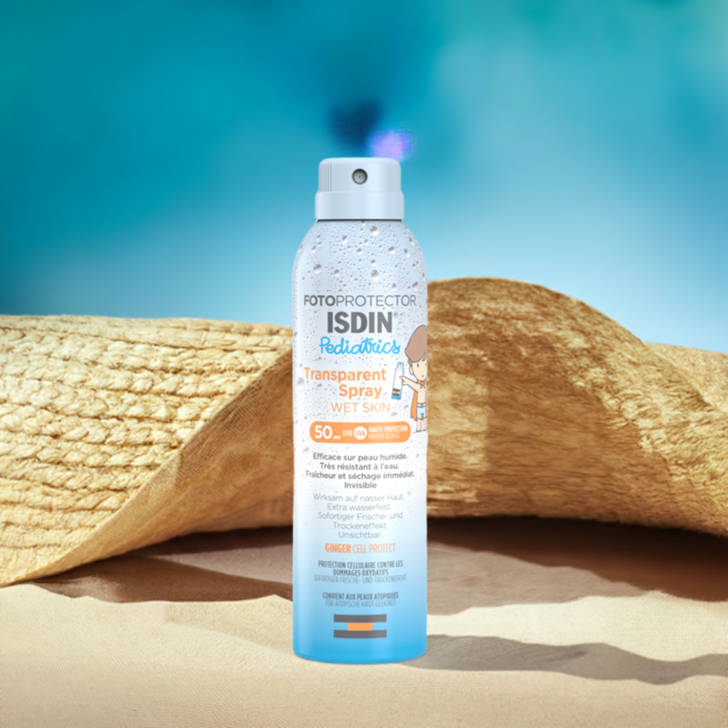 Isdin Fotoprotector Transparent Spray Wet Skin Pediatrics x 250 ml