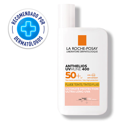 Protector Solar Anthelios UVMune 400 Oil Control Fluido con color FPS 50+ 50ml