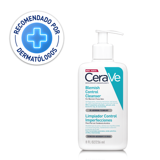 Cerave Acne Cleanser 8OZ 236ml Limpiador Control Imperfecciones