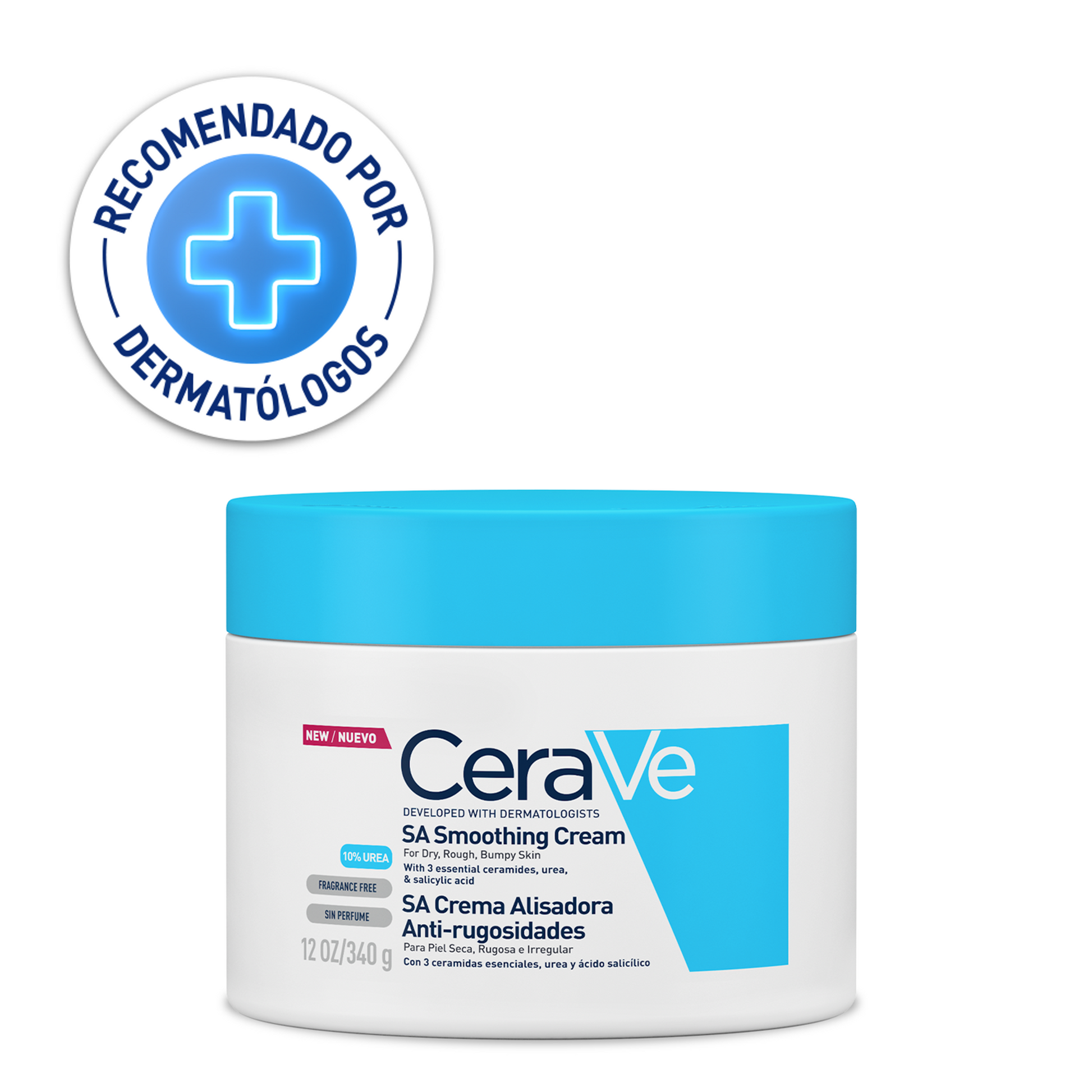 Cerave SA Smoothing Cream 12OZ 340g Crema alisadora anti-rugosidades