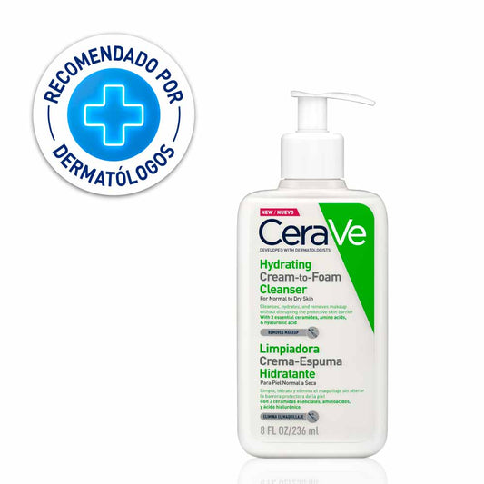 Crema CeraVe Hidrating To Foam x 236 ml