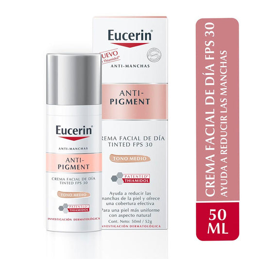 EUCERIN Crema Antipigmento  Día Tinted Medio x 50ML