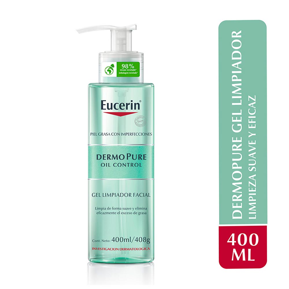 EUCERIN Dermopure Gel limpiador 400ml