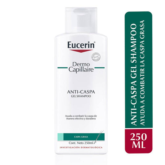 EUCERIN Shampoo Dermo Anti-Caspa Grasa x 250 ml