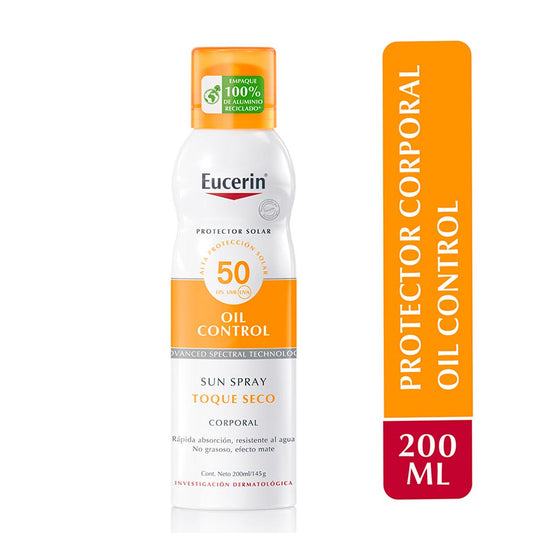 EUCERIN Sun Spray Toque seco FPS50 200ml