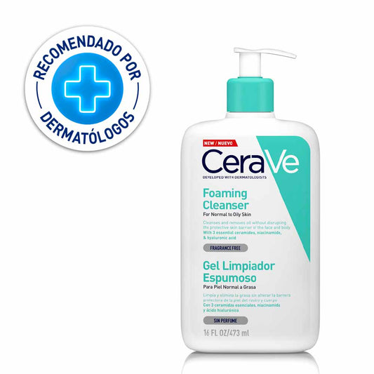 CERA VE GEL LIMPIADOR ESPUMOSO X 473 ML