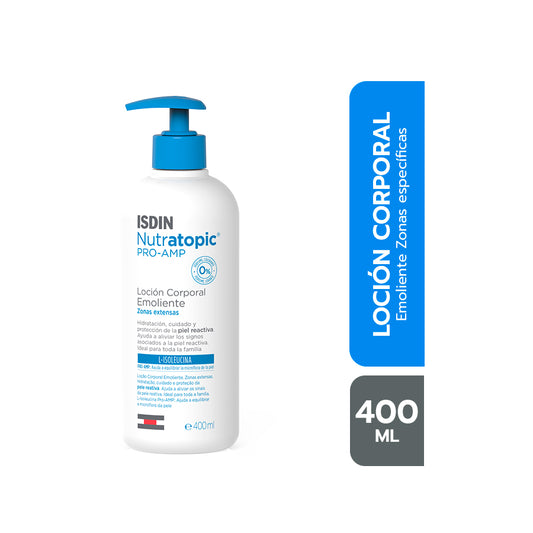 Isdin Nutratopic PRO-AMP Loción Corporal Emoliente x 400ml